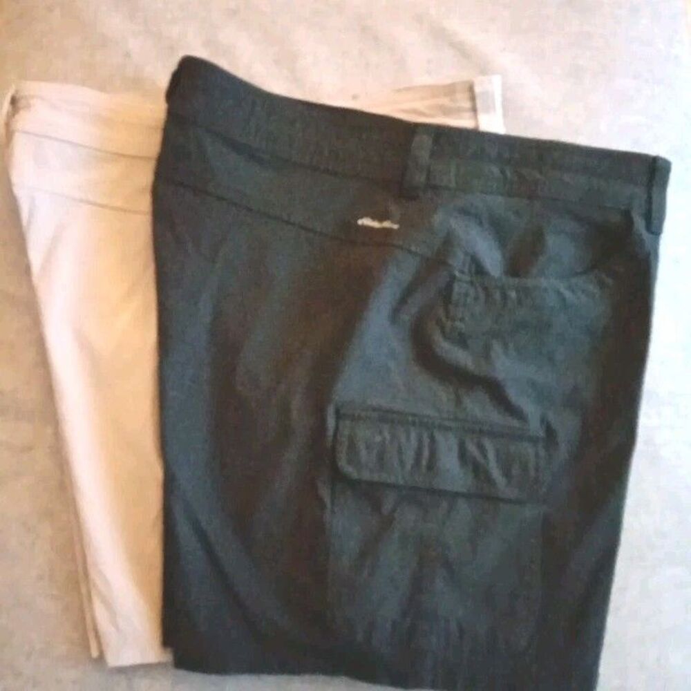 Set of 2 Eddie Bauer Women's Summer Trail Shorts Size 16 Cargo Pockets Walking